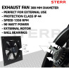 STERR Ventilateur axial 300 mm Ventilateur mural industriel – AXF300B