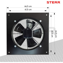STERR Ventilateur axial 500 mm Ventilateur mural industriel - AXF500B