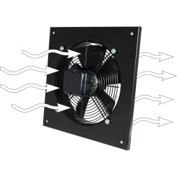 STERR Ventilateur axial 250 mm Ventilateur mural industriel – AXF250B
