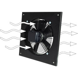 STERR Ventilateur axial 350 mm Ventilateur mural industriel – AXF350B