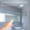 Turbionaire Trend Plus 100 mm Ventilateur, Extracteur de Salle de Bain, Télécommande, 7 Vitesses + Boost, Minuteur, 22dB, Max. 5