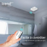 Turbionaire Trend Plus 120 mm Ventilateur, Extracteur de Salle de Bain, Télécommande, 7 Vitesses + Boost, Minuteur, 25dB, Max. 5
