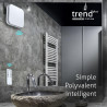 Turbionaire Trend Plus 120 mm Ventilateur, Extracteur de Salle de Bain, Télécommande, 7 Vitesses + Boost, Minuteur, 25dB, Max. 5