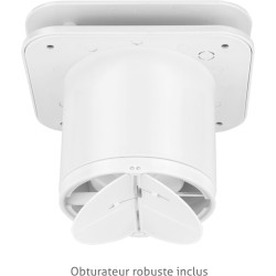 Turbionaire Trend Plus 120 mm Ventilateur, Extracteur de Salle de Bain, Télécommande, 7 Vitesses + Boost, Minuteur, 25dB, Max. 5