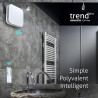 Turbionaire Trend Plus 150 mm Ventilateur, Extracteur de Salle de Bain, Télécommande, 7 Vitesses + Boost, Minuteur, 30dB, Max. 6