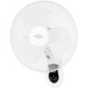 Orbegozo WF0242 Ventilateur mural, télécommande, 3 vitesses de ventilation, tête oscillante orientable, avec minuterie, 40 W, pl