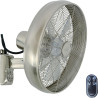 LUCCI AIR Ventilateur mural Breeze avec télécommande, ventilateur mural pivotant automatique, Ø 46 cm, acier