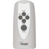 bimar VM45 Ventilateur mural avec télécommande, hélice Ø 40 cm avec 5 pales, 3 vitesses et 3 modes, commandes électroniques, min