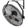 VEVOR Ventilateur mural industriel, 44,6 cm, ventilateur mural oscillant étanche, 3 vitesses, 4150 CFM, ventilateur commercial r