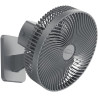 Ventilateur mural oscillant de 25,4 cm avec télécommande et minuteur, ventilateur de petite chambre à coucher avec 4 vitesses, f