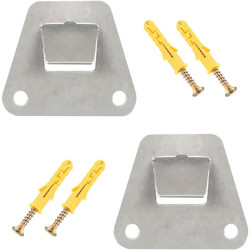 Lot de 2 supports de montage pour ventilateur mural, support caché avec vis, pièce de fixation robuste pour hottes de cuisine, v