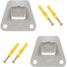 Lot de 2 supports de montage pour ventilateur mural, support caché avec vis, pièce de fixation robuste pour hottes de cuisine, v