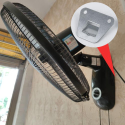 Lot de 2 supports de montage pour ventilateur mural, support caché avec vis, pièce de fixation robuste pour hottes de cuisine, v