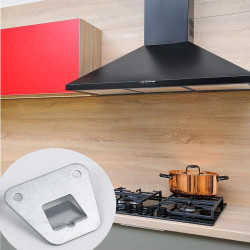 Lot de 2 supports de montage pour ventilateur mural, support caché avec vis, pièce de fixation robuste pour hottes de cuisine, v