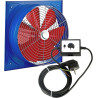 350mm Ventilateur mural Finestre, 500 W Variateur de vitesse Moteur Ventilateurs extracteur aspiracion ventilacion