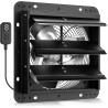 VIVOHOME 250 mm Ventilateur d'Extraction à Volets Extracteur d'Air Industriel Mural avec 10 Vitesses Réglables Moteur EC pour Se