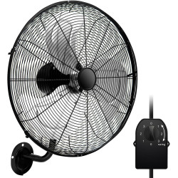 SOARS Ventilateur Mural φ56 CM 120W, Vitesses, Angle Vertical 30° & Angle Horizontal Automatique 85°, Ventilateur Industriel pou