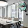 SOARS Ventilateur Mural φ56 CM 120W, Vitesses, Angle Vertical 30° & Angle Horizontal Automatique 85°, Ventilateur Industriel pou