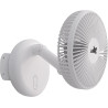 ZOIZ Ventilateur mural pour RV/voiture/yacht : rotation de la tête à 180°, inclinaison à 90° et oscillation automatique à 100° -