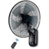 DCG Eltronic VE1697 T Ventilateur mural 5 pales Ø 40 cm