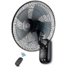 DCG Eltronic VE1697 T Ventilateur mural 5 pales Ø 40 cm