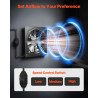 VEVOR Ventilateur Extraction Mural 25,4 cm Ventilateur Extracteur 1678 m³/h Extracteur d'Air pour Grenier, Garage, Sous-sol, Ate