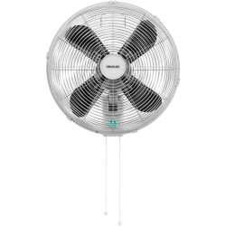 Cecotec Ventilateur Mural EnergySilence 4500 Power Wall, 50W, Diamètre 45 cm (18"), 4 Pales Aérodynamiques, Interrupteur Chaînet