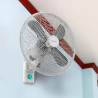 Cecotec Ventilateur Mural EnergySilence 4500 Power Wall, 50W, Diamètre 45 cm (18"), 4 Pales Aérodynamiques, Interrupteur Chaînet