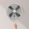 Cecotec Ventilateur Mural EnergySilence 4500 Power Wall, 50W, Diamètre 45 cm (18"), 4 Pales Aérodynamiques, Interrupteur Chaînet