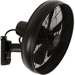 Lucci AIR BK Ventilateur mural (Ø) 410 mm Couleur du boîtier (détails): noir