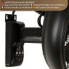 Lucci AIR BK Ventilateur mural (Ø) 410 mm Couleur du boîtier (détails): noir