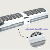 Rideau d'air De Porte Commerciale, Réglable À 2 Vitesses, Faible Bruit, Grand Volume d'air, Silencieux, 220V, 60/90/100/120/150c