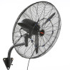 VEVOR Ventilateur brumisateur mural, 61,6 cm, ventilateur industriel oscillant étanche, 3 vitesses, 7000 CFM, ventilateur commer