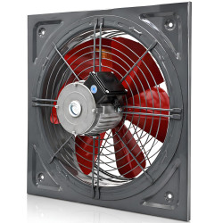 UZMAN Ventilateur axial mural haute performance - Ventilateur axial industriel - Pour fenêtre - 300 mm, 350 mm, 400 mm, 450 mm, 