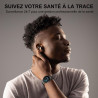 Acclafit montre connectée femme homme avec appel bleutooth, smartwatch ronde 1,38" avec 147+ modes sportifs, cardiofréquencemètr