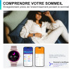 Acclafit montre connectée femme homme avec appel bleutooth, smartwatch ronde 1,38" avec 147+ modes sportifs, cardiofréquencemètr