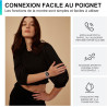 Acclafit montre connectée femme homme avec appel bleutooth, smartwatch ronde 1,38" avec 147+ modes sportifs, cardiofréquencemètr