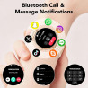 Montre connectée femme amoled 1,27 pouces hd, smartwatch bleutooth 5.4, montre intelligente femme, 120+ modes sport, 200+ cadran