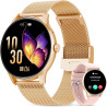 Montre connectée femme avec appel bleutooth 5.4, smartwatch fonction féminine 1.39" hd, 120+ modes sportifs, 200+ cadrans person