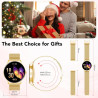 Montre connectée femme avec appel bleutooth 5.4, smartwatch fonction féminine 1.39" hd, 120+ modes sportifs, 200+ cadrans person