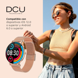 DCU Smartwatch Boulevard Or Rose Smartwatch 1 3"