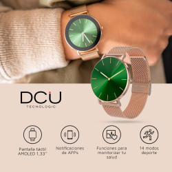 DCU Smartwatch Boulevard Or Rose Smartwatch 1 3"