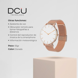 DCU Smartwatch Boulevard Or Rose Smartwatch 1 3"