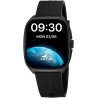 LOTUS Smartwatch Homme Femme - Montre Connectée Unisexe Bracelet Silicone Noir - Étanche IP65 - Commande Vocale IA, Contrôle Mus