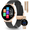 XCOAST SIONA 2 AMOLED 1,3" Montre Intelligente pour Femme, étanche, pouls, Pression Sanguine, oxygène dans Le Sang, 21 Modes Spo