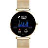 XCOAST SIONA 2 Montre connectée classique pour femme avec écran AMOLED plat 6,9 mm Compatible avec iOS Android Tracker de fitnes