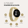 XCOAST SIONA 2 Montre connectée classique pour femme avec écran AMOLED plat 6,9 mm Compatible avec iOS Android Tracker de fitnes