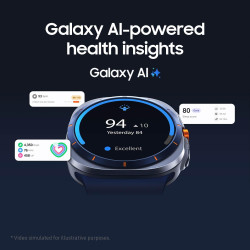 Samsung Galaxy Watch Ultra Smartwatch – Version 2025, 47 mm, Argent Titane, LTE (Version CAD) – Boîtier en Titane Durable, Desig