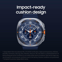 Samsung Galaxy Watch Ultra Smartwatch – Version 2025, 47 mm, Gris Titane, LTE (Version CAD) – Boîtier en Titane Durable, Design 