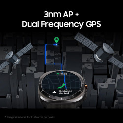 Samsung Galaxy Watch Ultra Smartwatch – Version 2025, 47 mm, Gris Titane, LTE (Version CAD) – Boîtier en Titane Durable, Design 